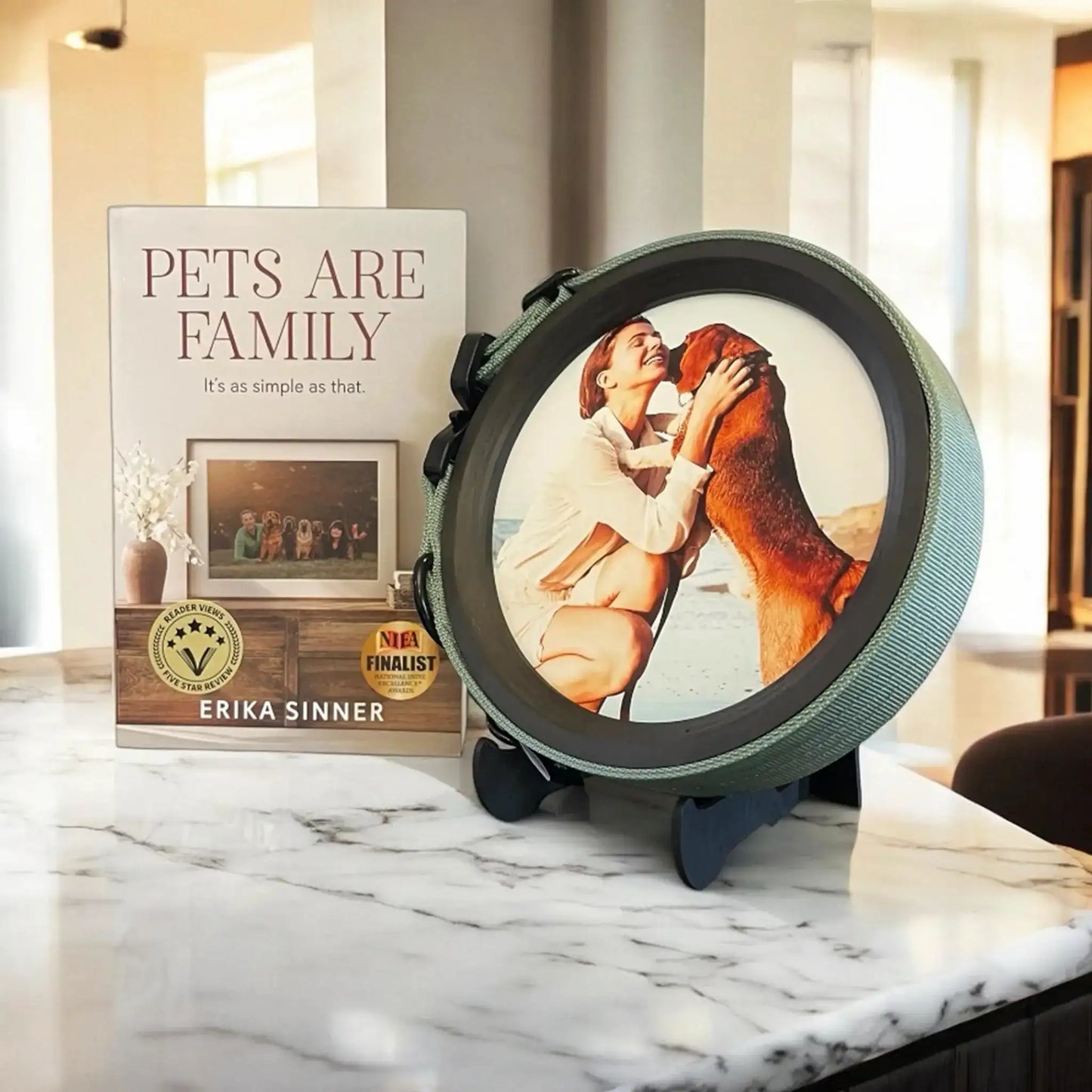 Honor Your Loved One Bundle | Memorial Frame & “Pets Are Family” Book