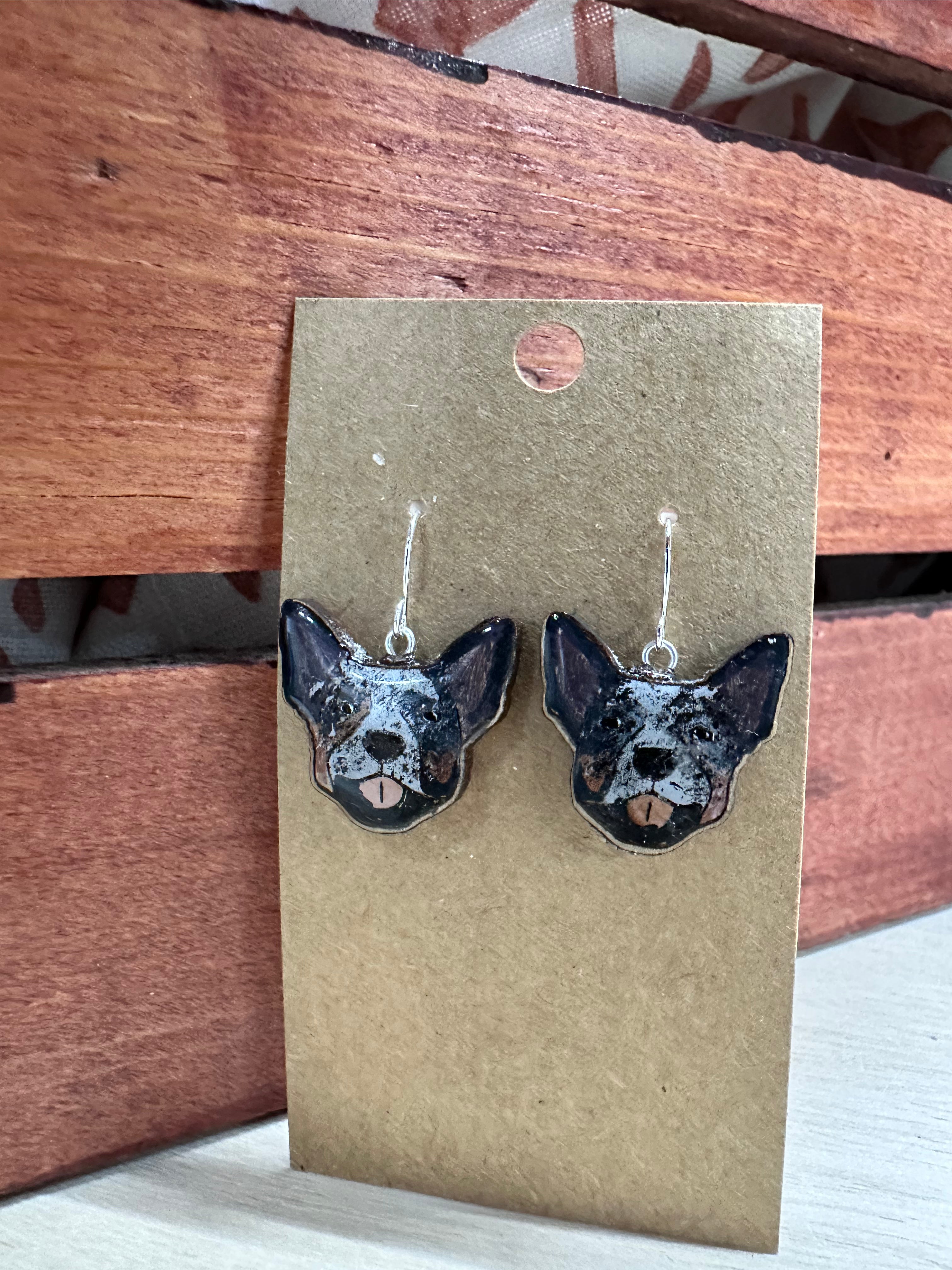 Cattle Dog Earrings
