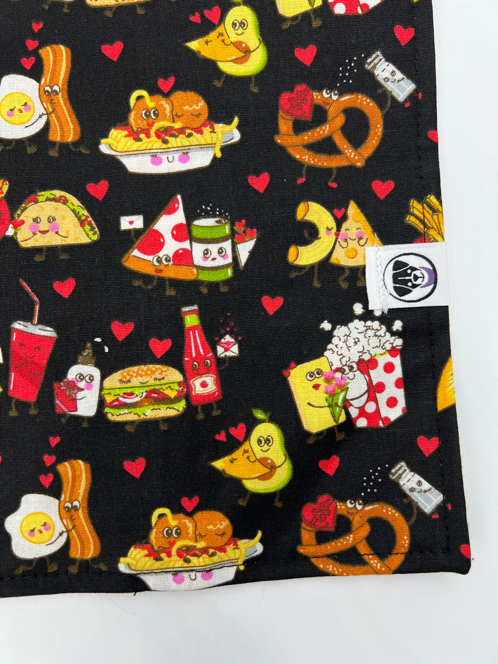 Valentine's Day Dog and Cat Bandana With Snaps Perfect Food Pairs