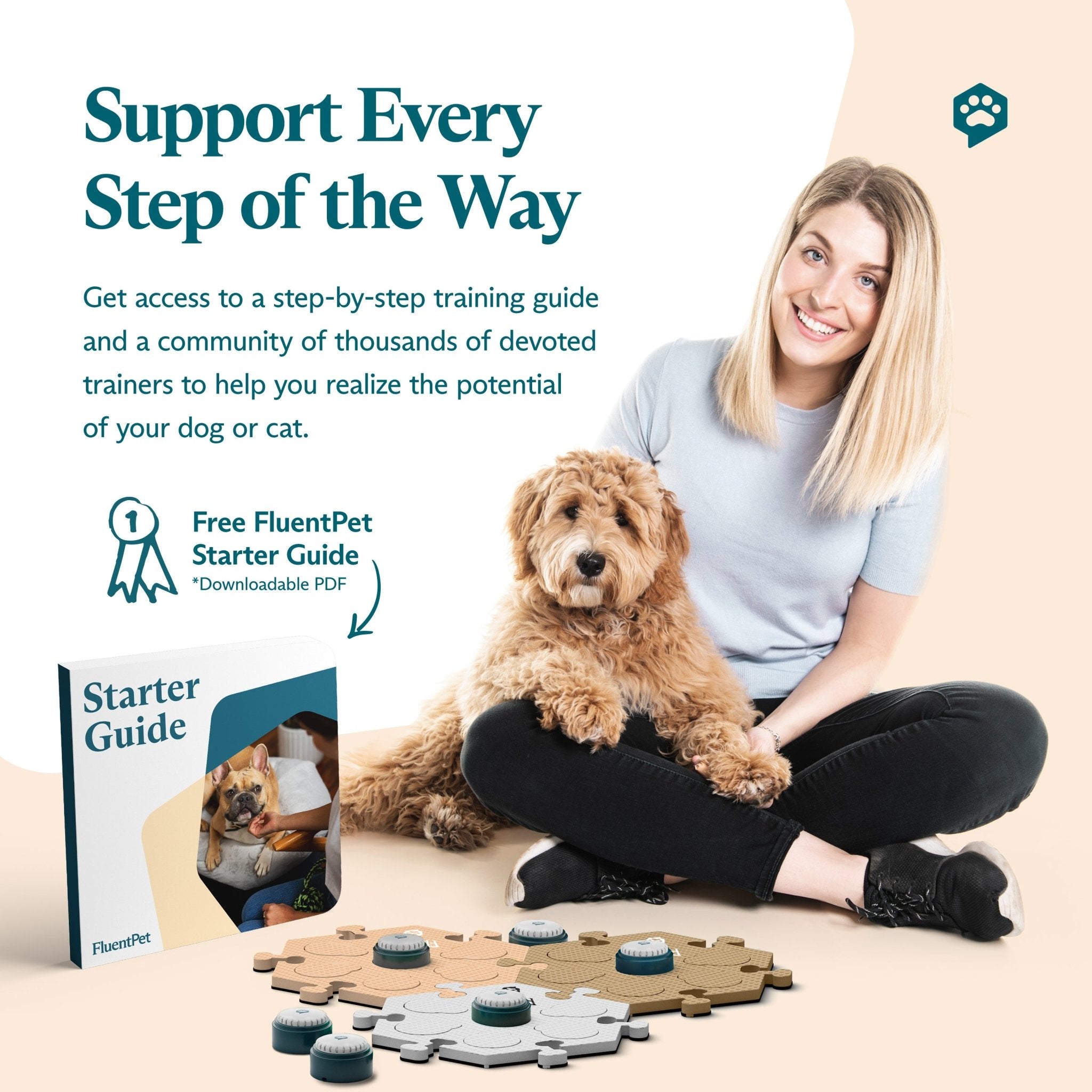 Fluent Pet Get Started Kit Beige