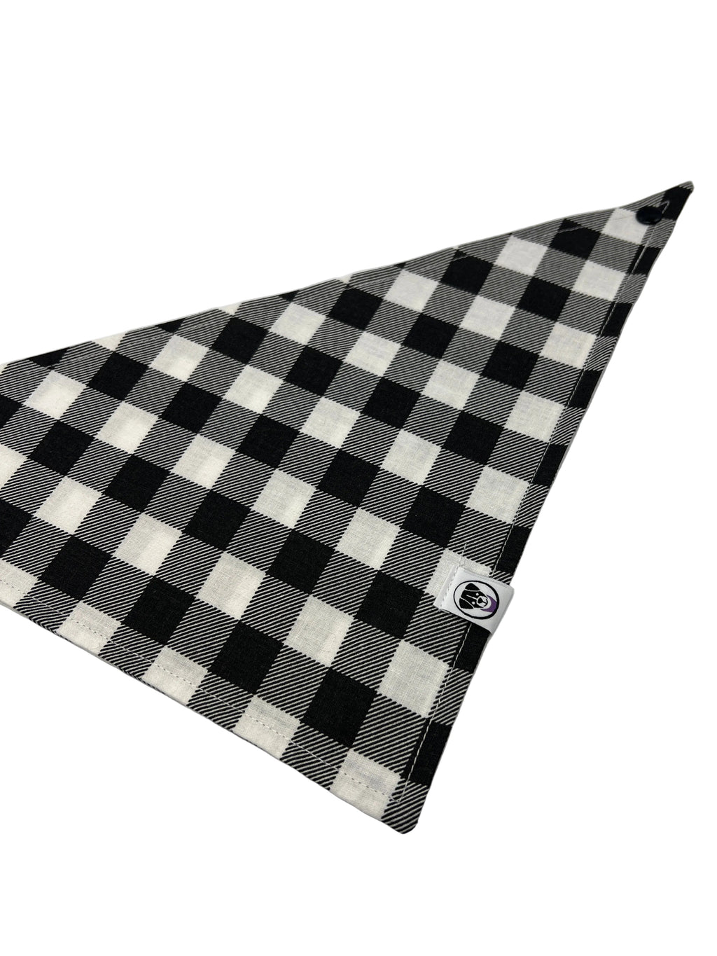 White Buffalo Plaid Dog Bandana