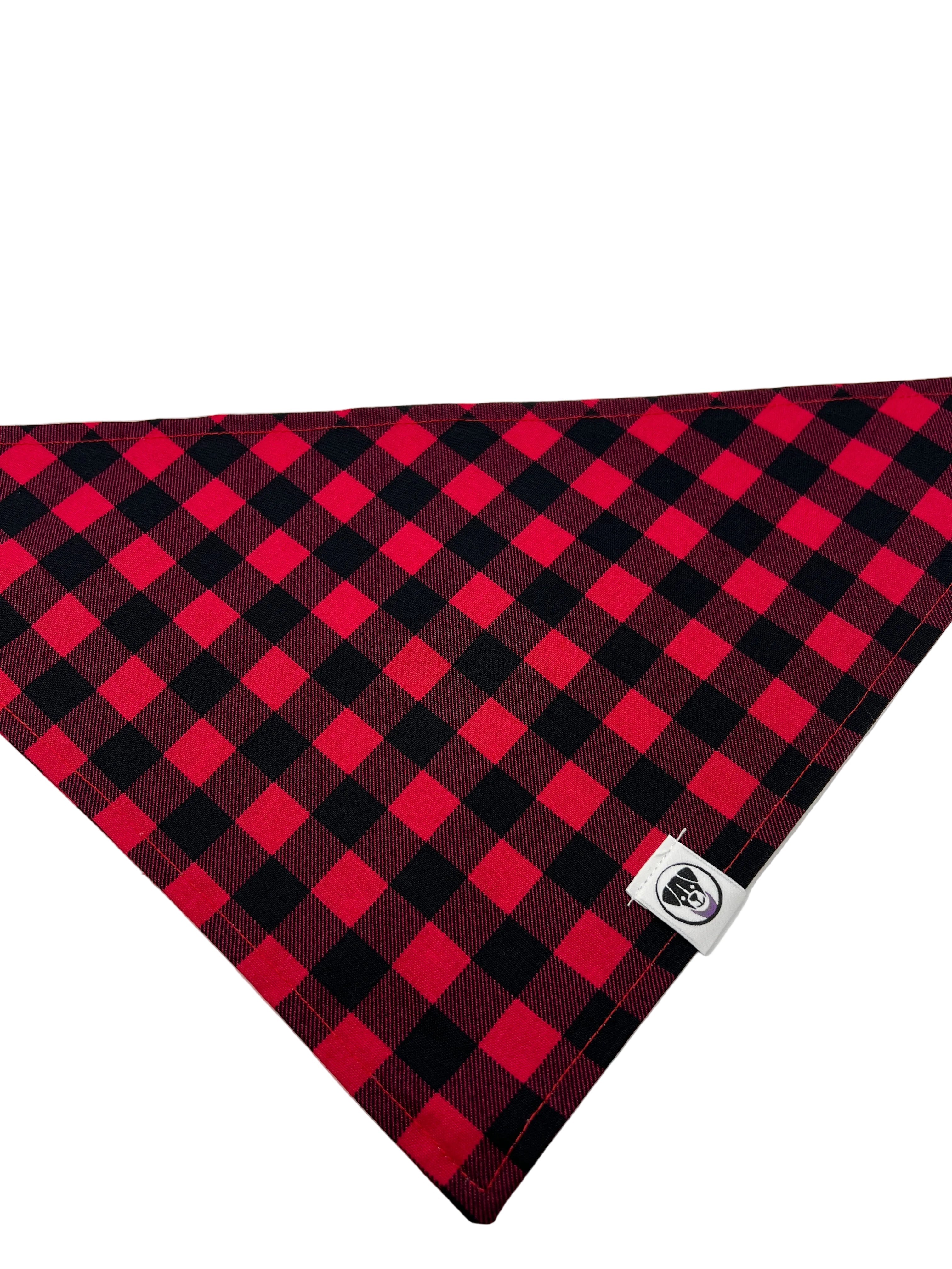 Red Buffalo Dog Bandana