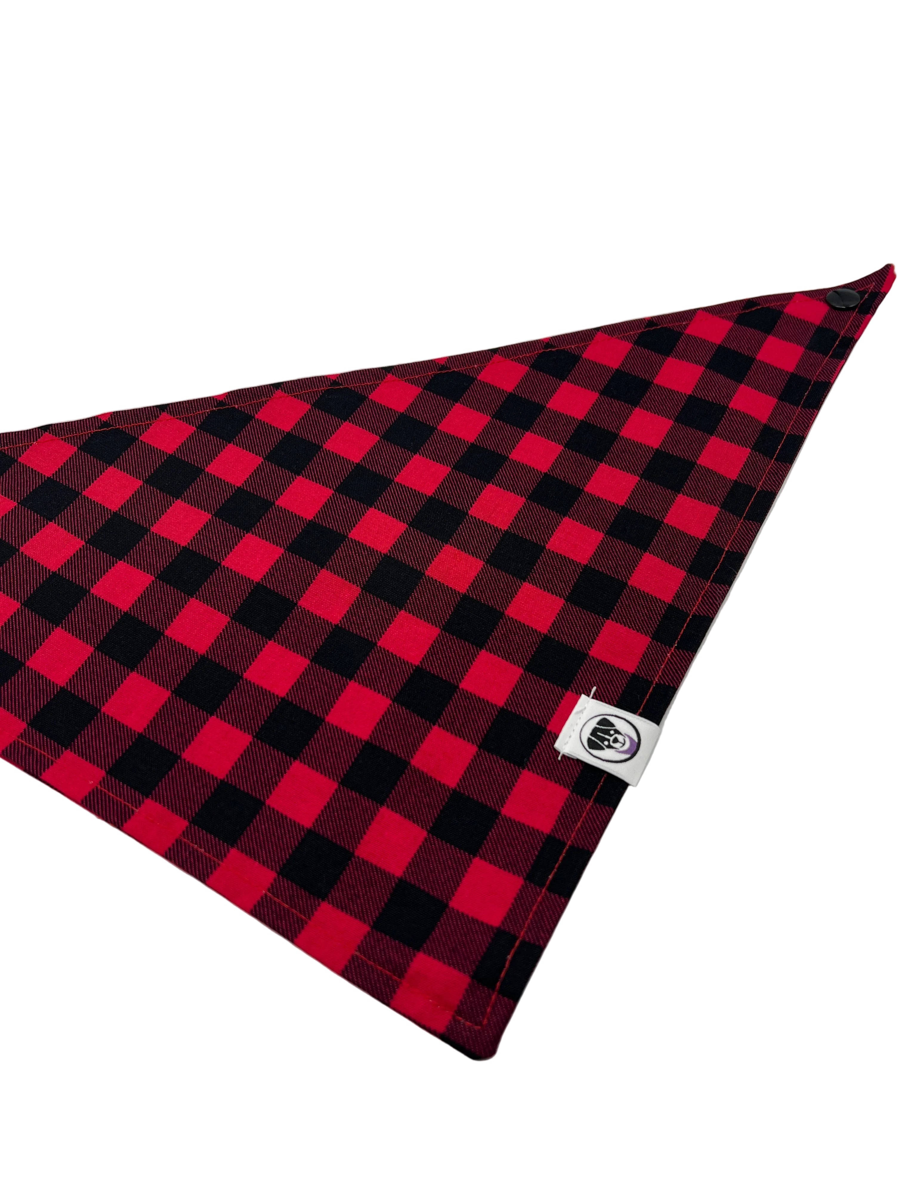 Red Buffalo Dog Bandana