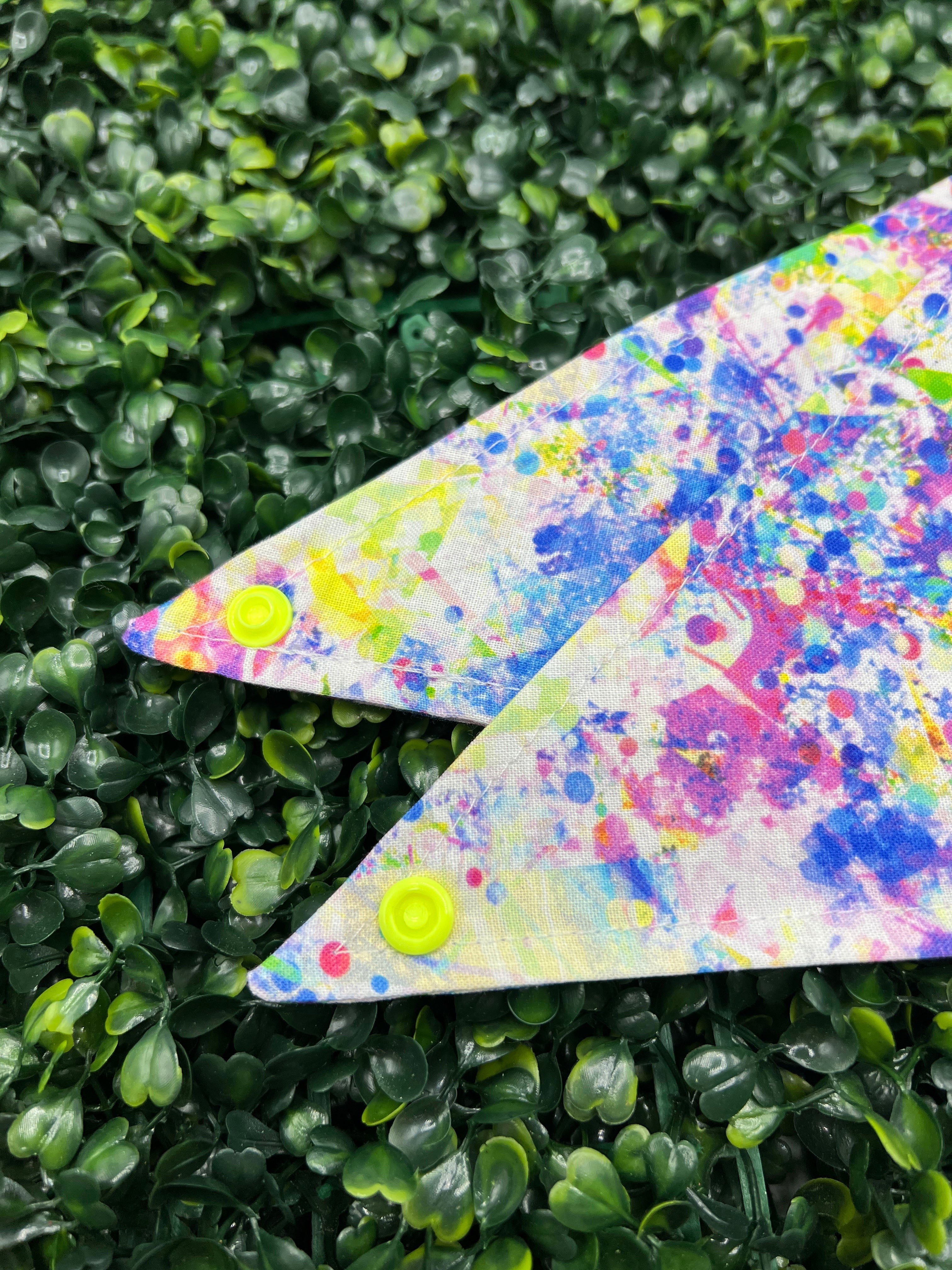 Purple Splatter Bandana