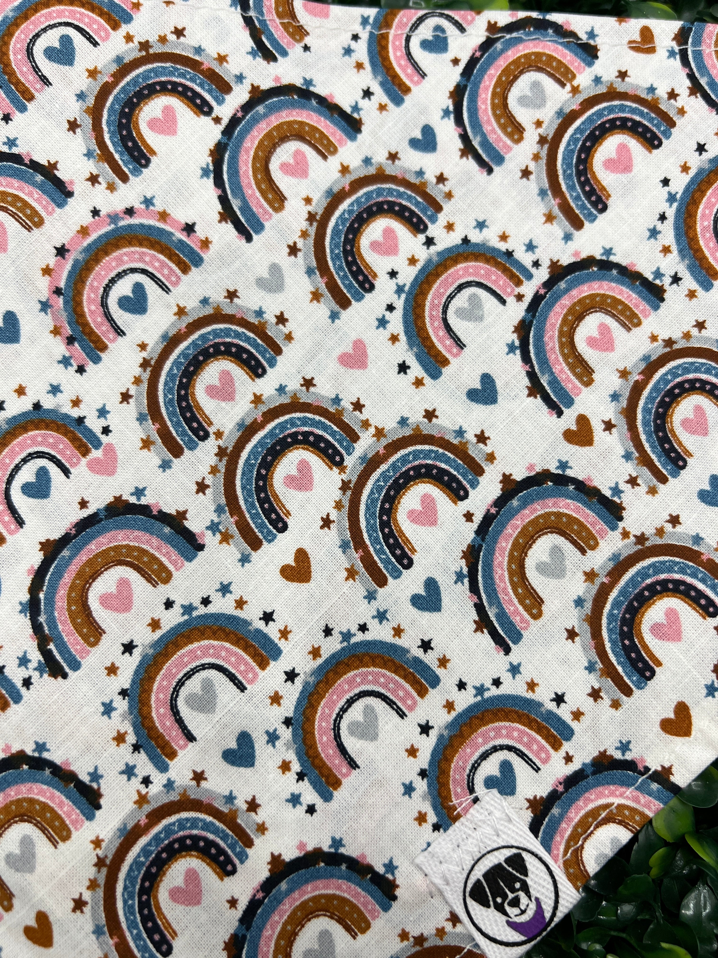 Rainbows and Hearts Bandana