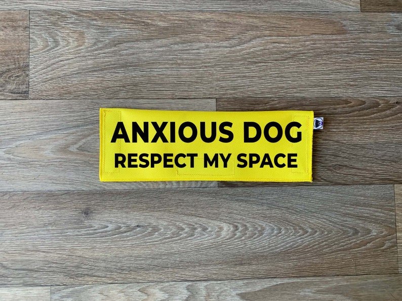 Anxious Dog - Respect My Space Leash Sign - Ulti-Mutt Toys