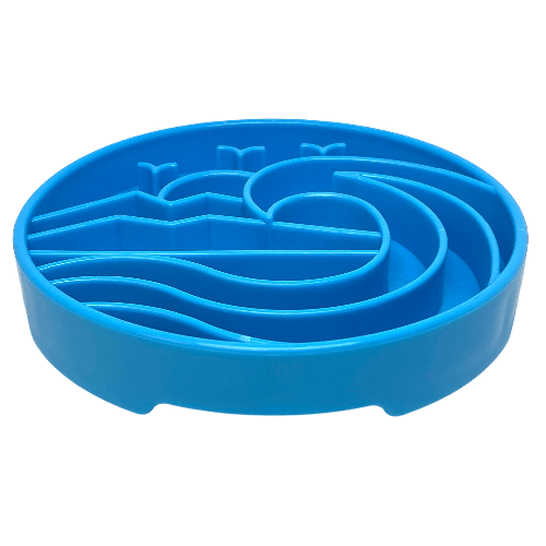 Baja Design eTray - Shallow Slow Feeder Dog Bowl for Enrichment | USA Made - Ulti-Mutt Toys