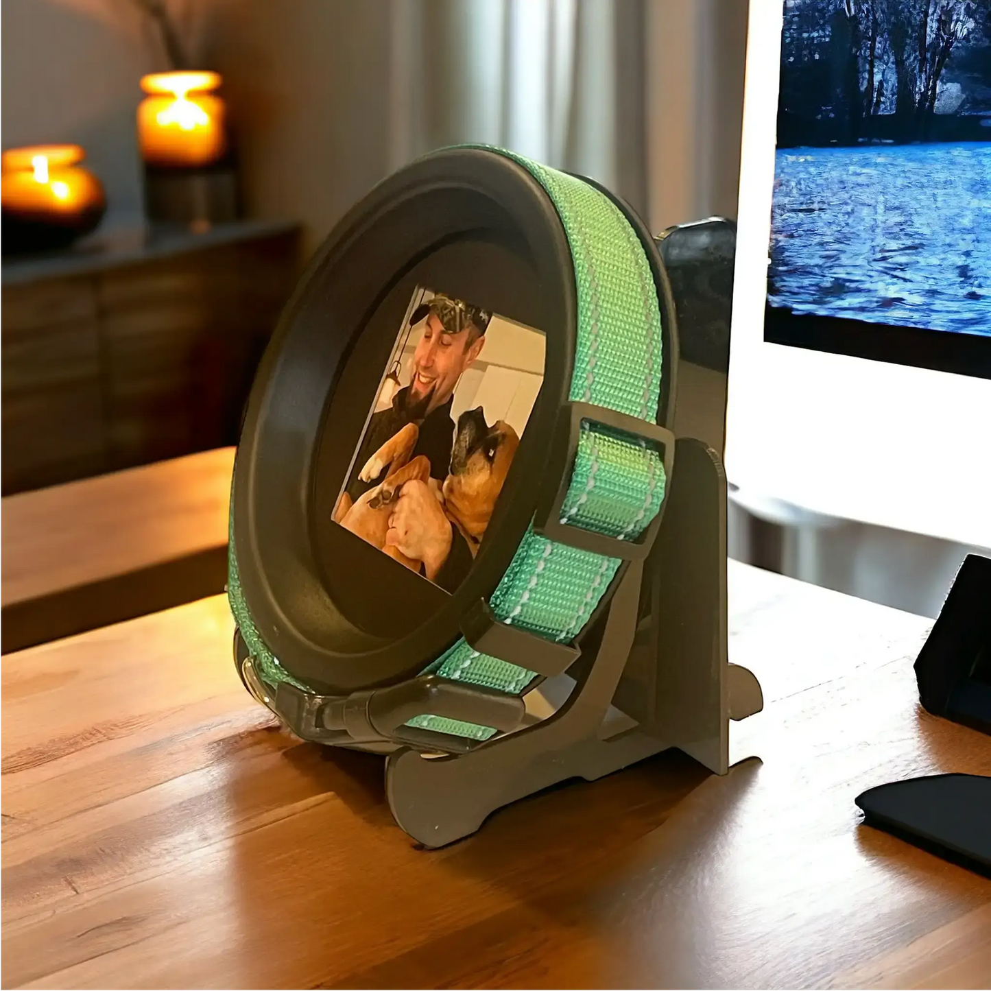 Medium Dog Collar Frame and Stand Bundle | "The Beagle"