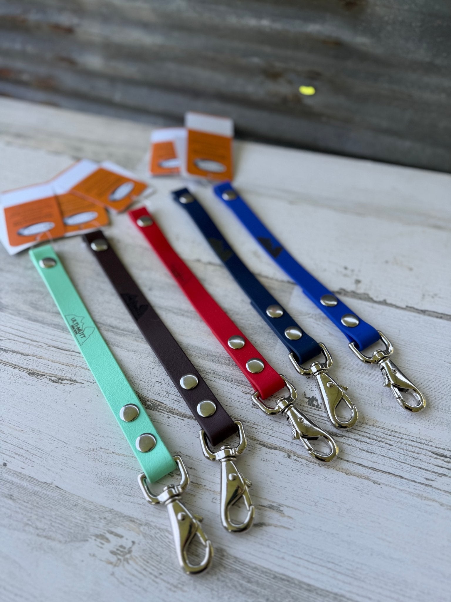 BioThane® Training Tab | Short Traffic Lead & Off-Leash Safety Handle - Ulti-Mutt Toys