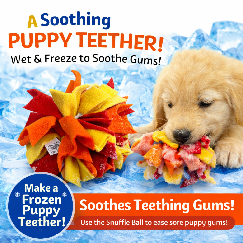 Chelsy’s Toys Snuffle Ball – Interactive Dog Enrichment, Treat & Training Toy - Ulti-Mutt Toys