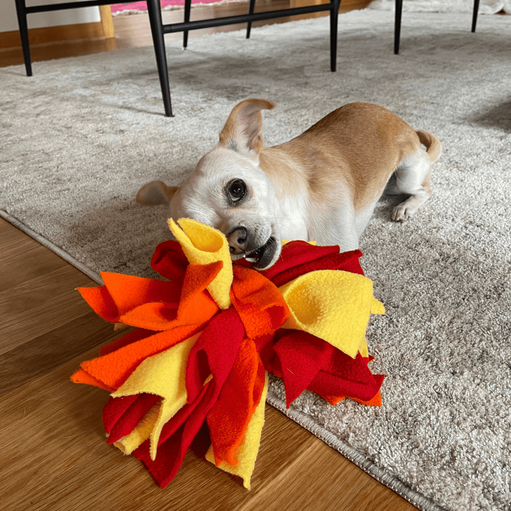 Chelsy’s Toys Snuffle Ball – Interactive Dog Enrichment, Treat & Training Toy - Ulti-Mutt Toys