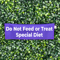 Do Not Feed or Treat - Special Diet Leash Sign - Ulti-Mutt Toys