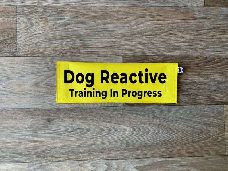 Dog Reactive - Training In Progress Leash Sign - Ulti-Mutt Toys