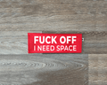 F*ck Off - I Need Space Leash Sleeve - Ulti-Mutt Toys