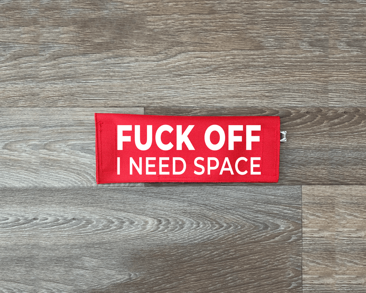 F*ck Off - I Need Space Leash Sleeve - Ulti-Mutt Toys