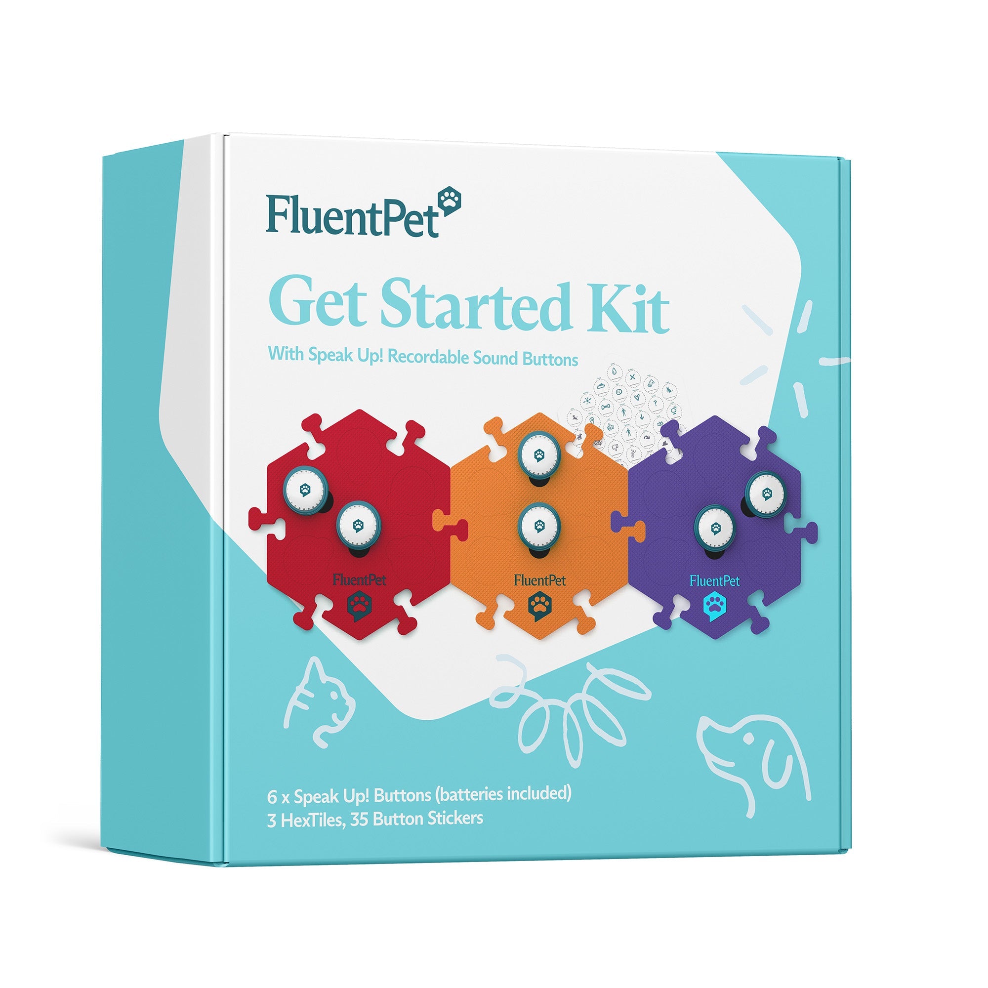 Fluent Pet Get Started Kit Fire