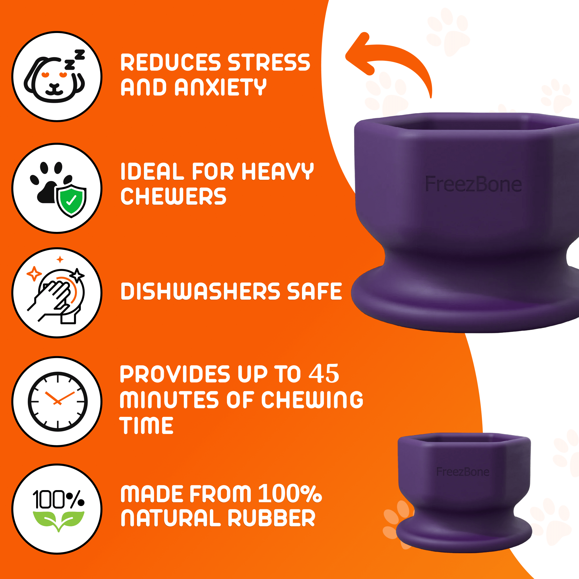 FreezCup - Long - Lasting Chew Fun - Ulti - Mutt Toys