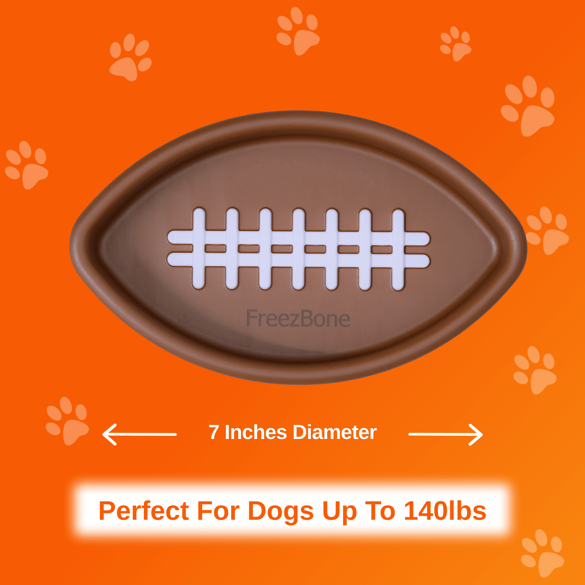 FreezFootball - Tough Enrichment Football Toy - Ulti - Mutt Toys
