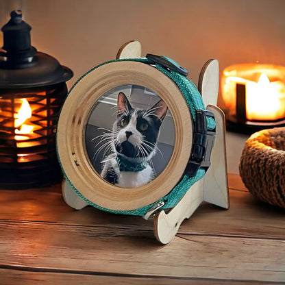 Cat Collar Frame and Stand Bundle | "The Garfield"
