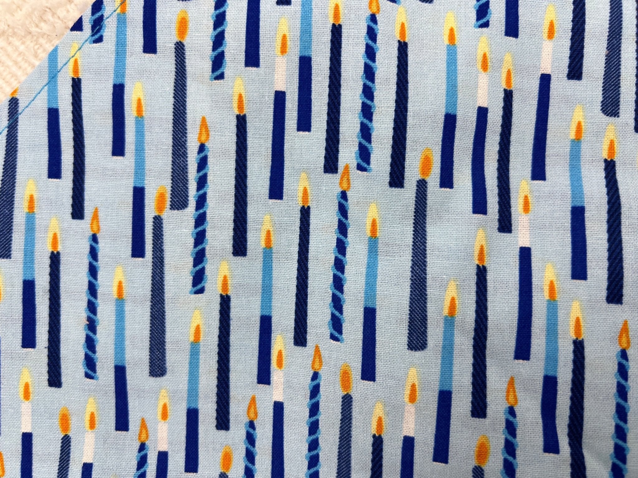 Hanukkah Menorah Candles Light Blue Bandana - Ulti-Mutt Toys