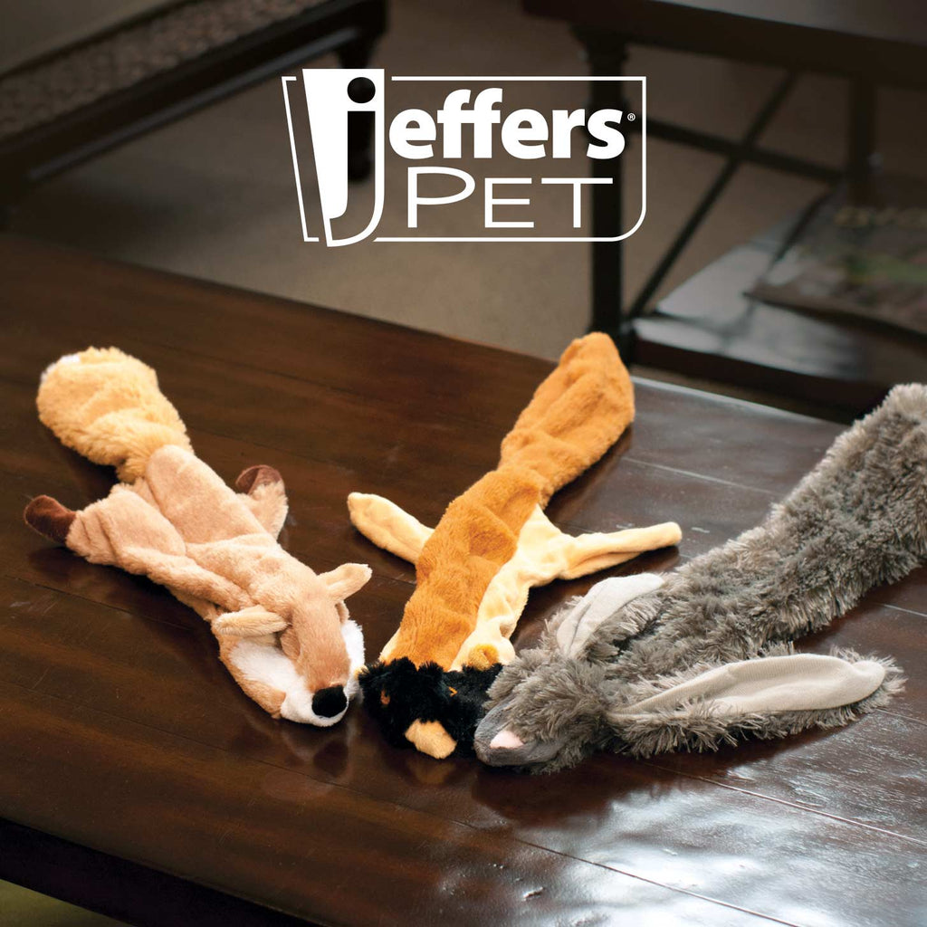 Jeffers Thinnies Unstuffed Plush Dog Toys, 21"L - Ulti-Mutt Toys