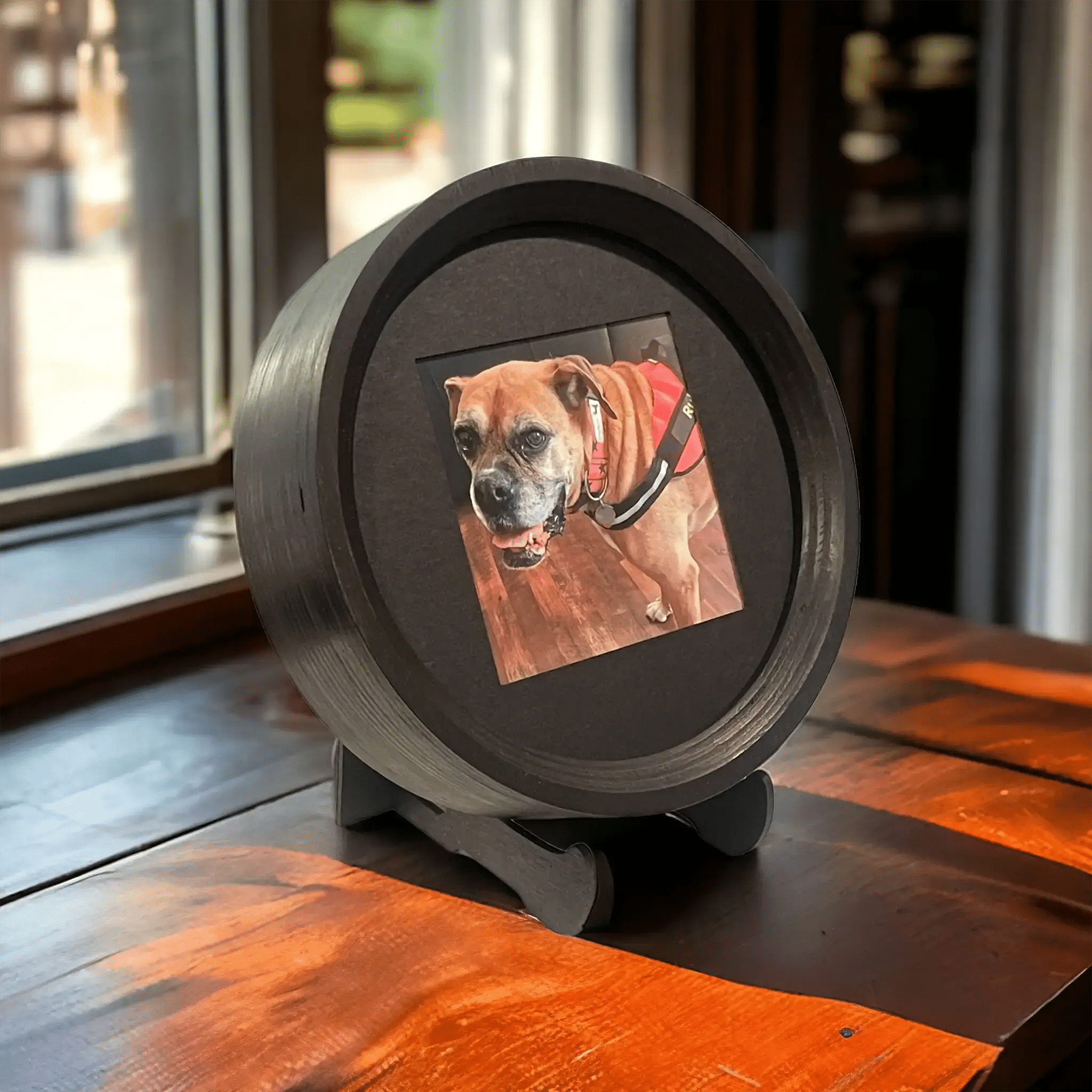 Large Black Wood Display Stand - Ulti - Mutt Toys