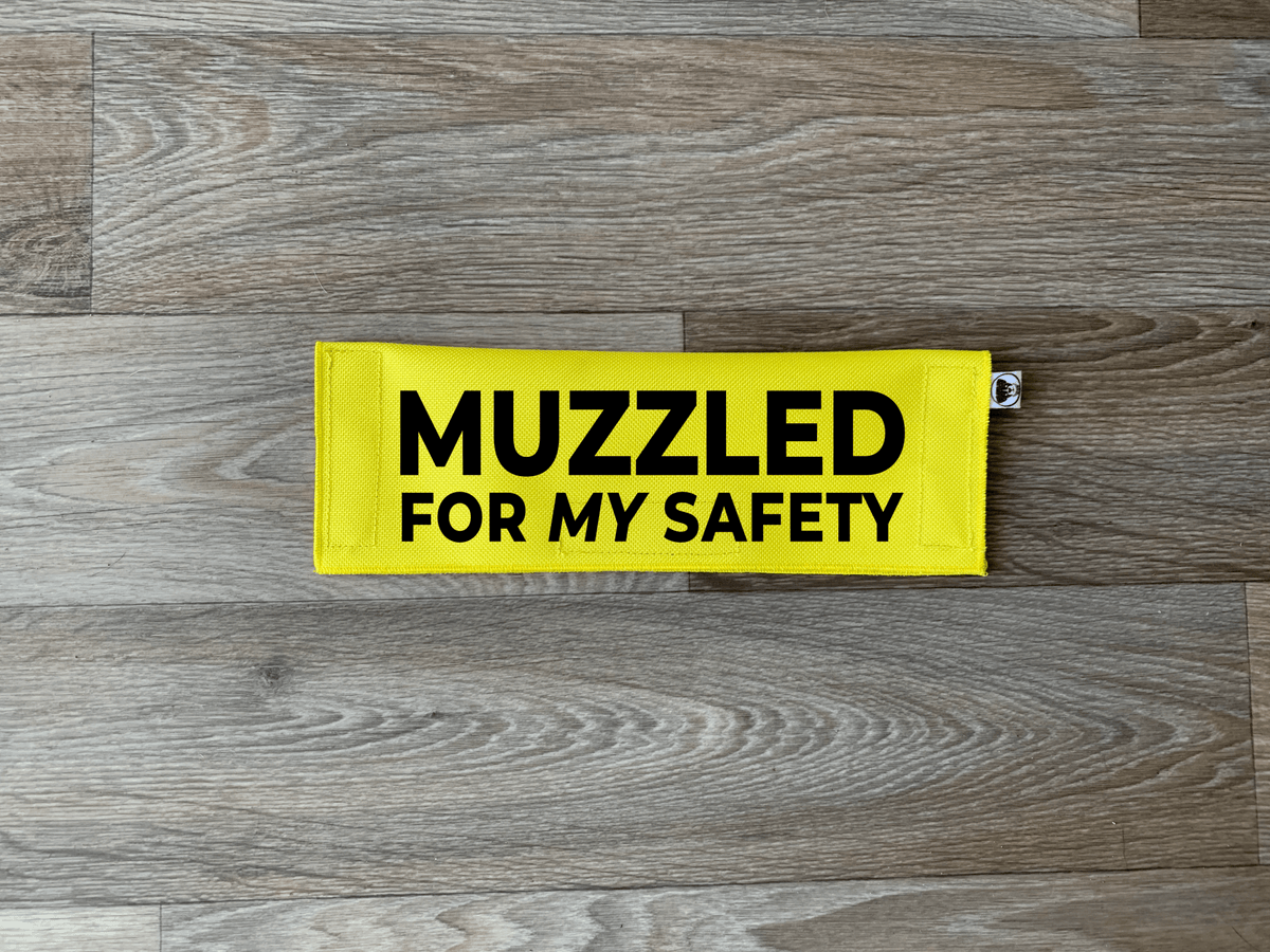 Muzzled For My Safety Leash Sleeve - Ulti-Mutt Toys