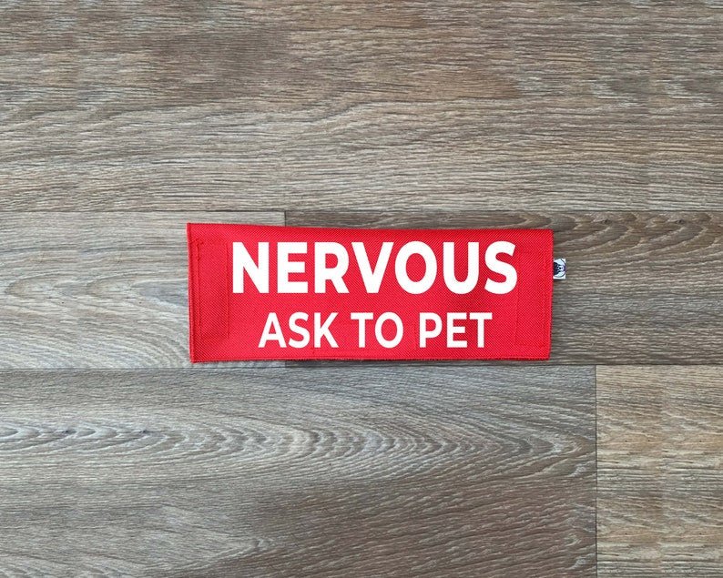 Nervous - Ask To Pet Leash Sign - Ulti-Mutt Toys