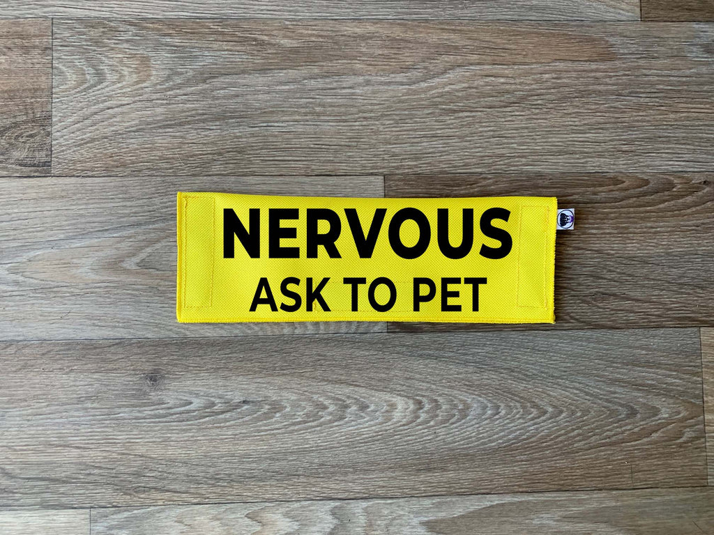 Nervous - Ask To Pet Leash Sign - Ulti-Mutt Toys
