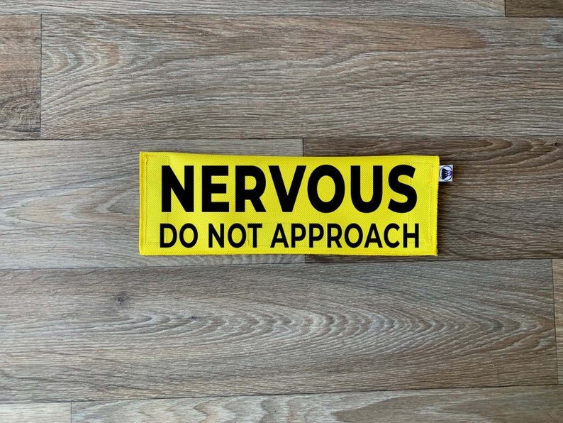 Nervous - Do Not Approach Leash Sleeve - Ulti-Mutt Toys