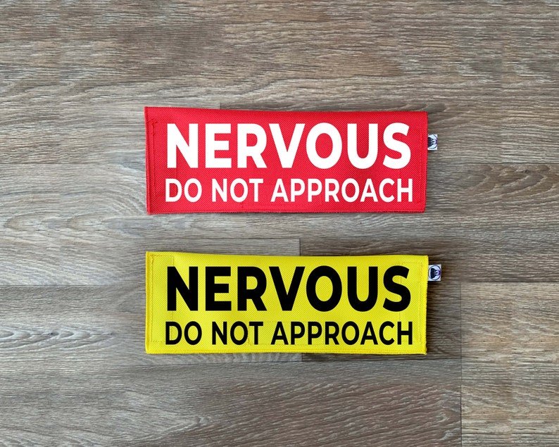 Nervous - Do Not Approach Leash Sleeve - Ulti-Mutt Toys