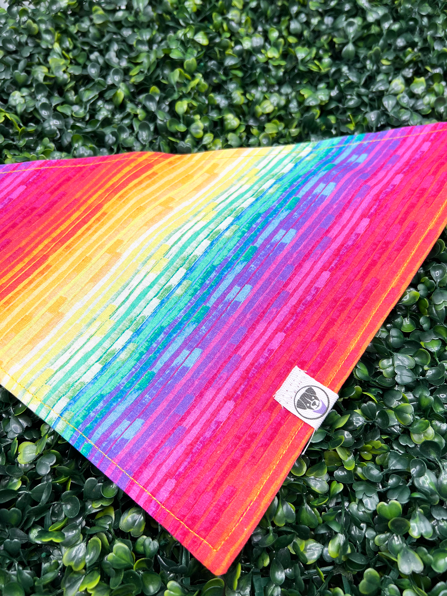 Rainbow Brushstrokes Bandana - Ulti-Mutt Toys