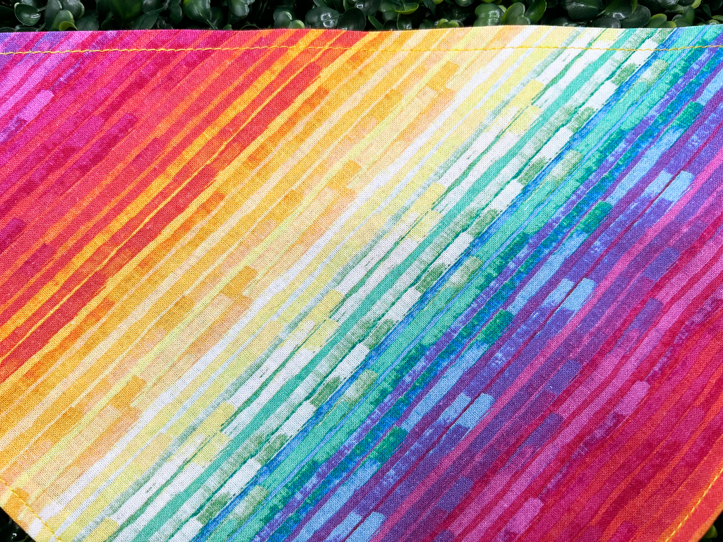 Rainbow Brushstrokes Bandana - Ulti-Mutt Toys