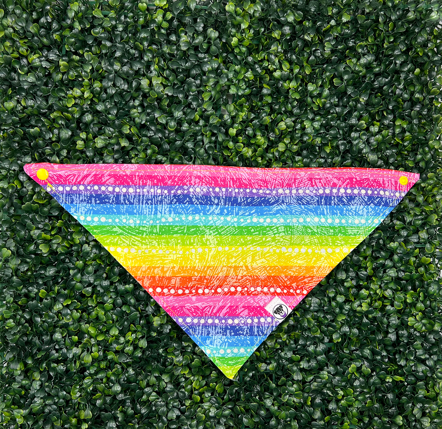Rainbow Stripes and Dots Bandana - Ulti-Mutt Toys