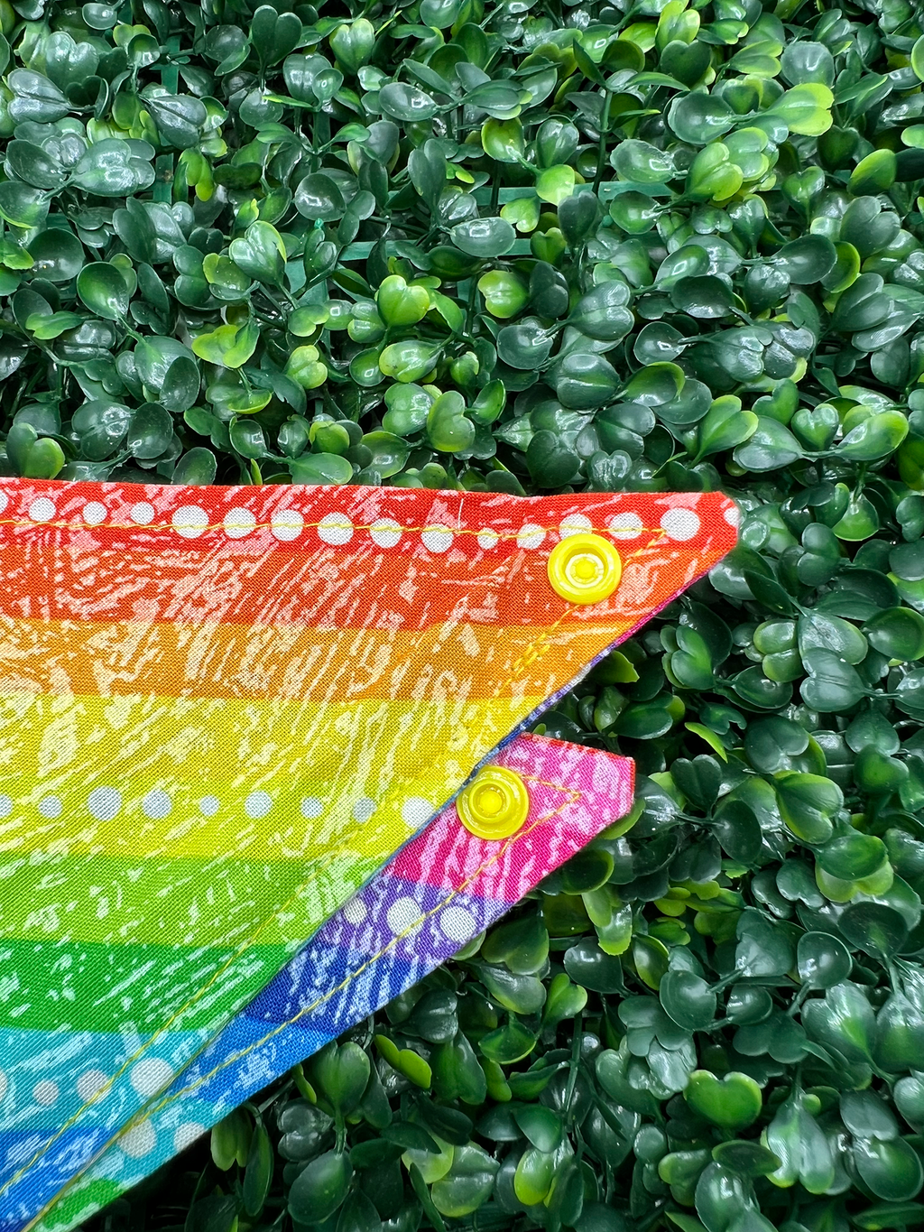 Rainbow Stripes and Dots Bandana - Ulti-Mutt Toys