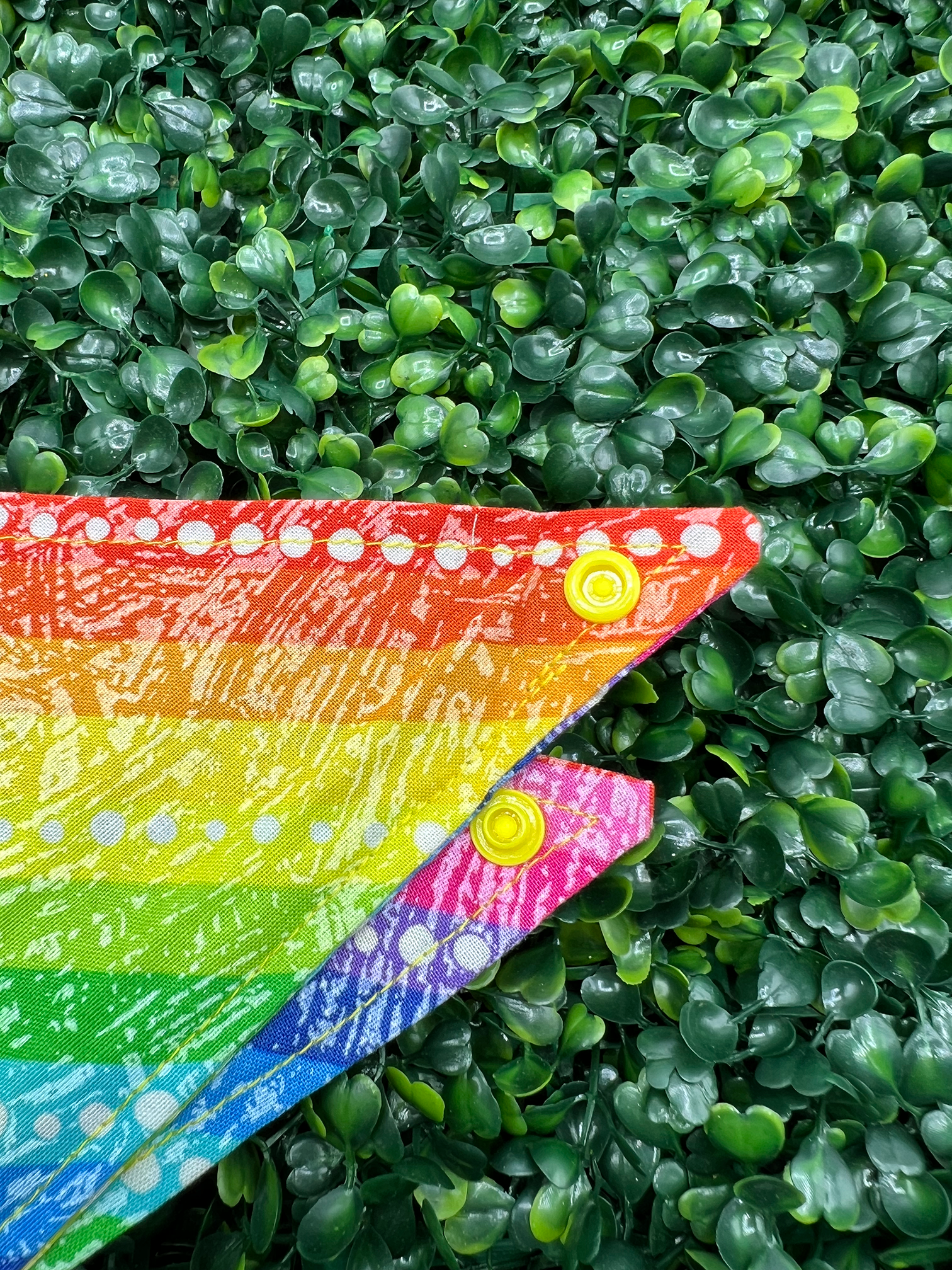 Rainbow Stripes and Dots Bandana - Ulti-Mutt Toys