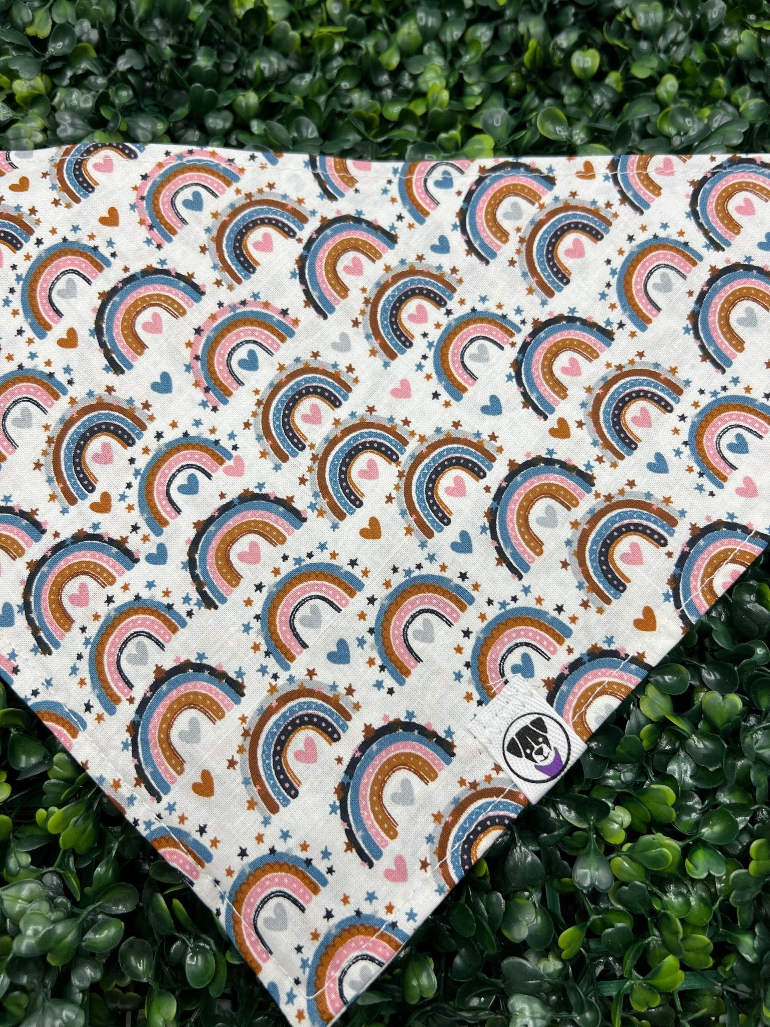 Rainbows and Hearts Bandana - Ulti-Mutt Toys