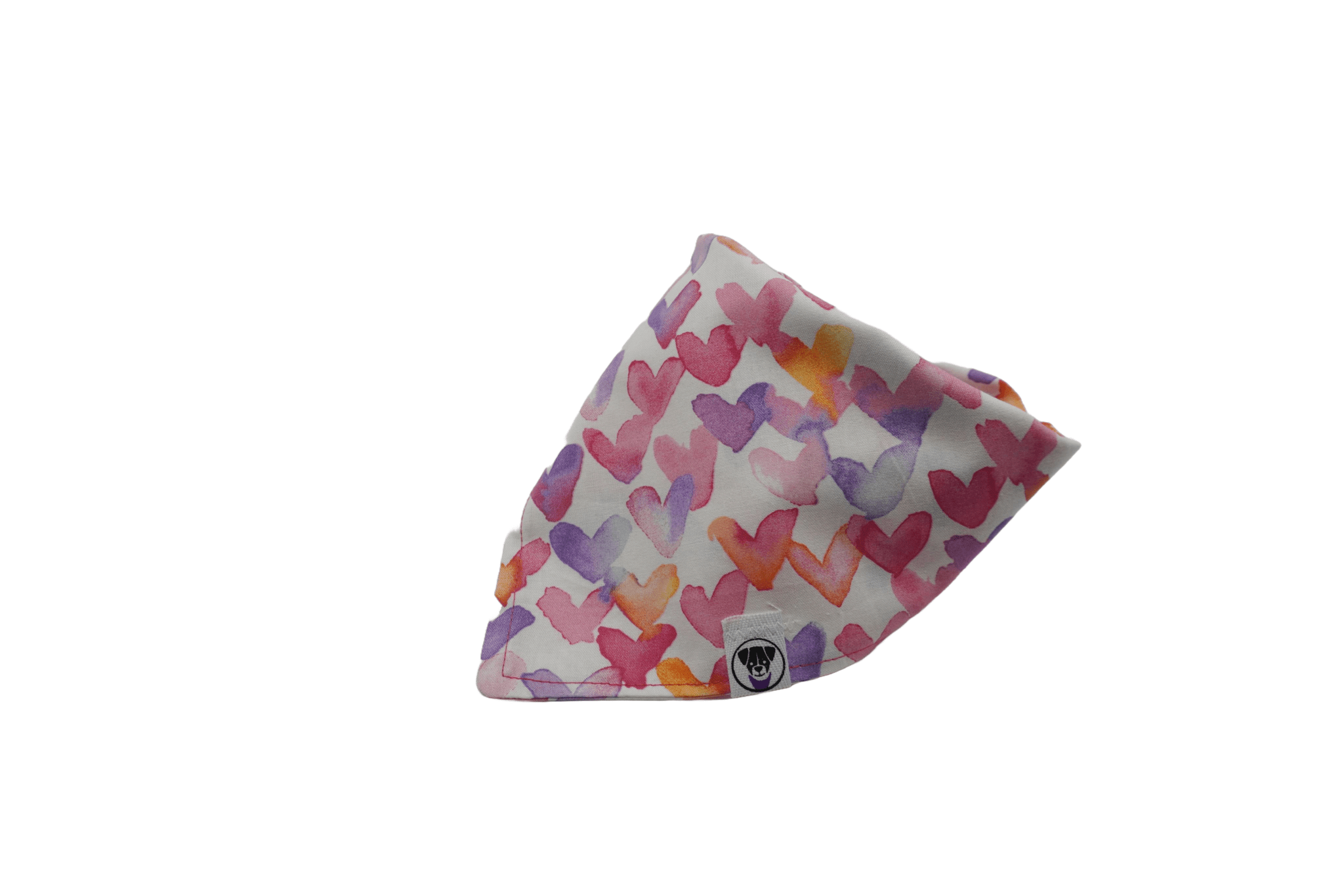 Watercolor Hearts Bandana - Ulti-Mutt Toys