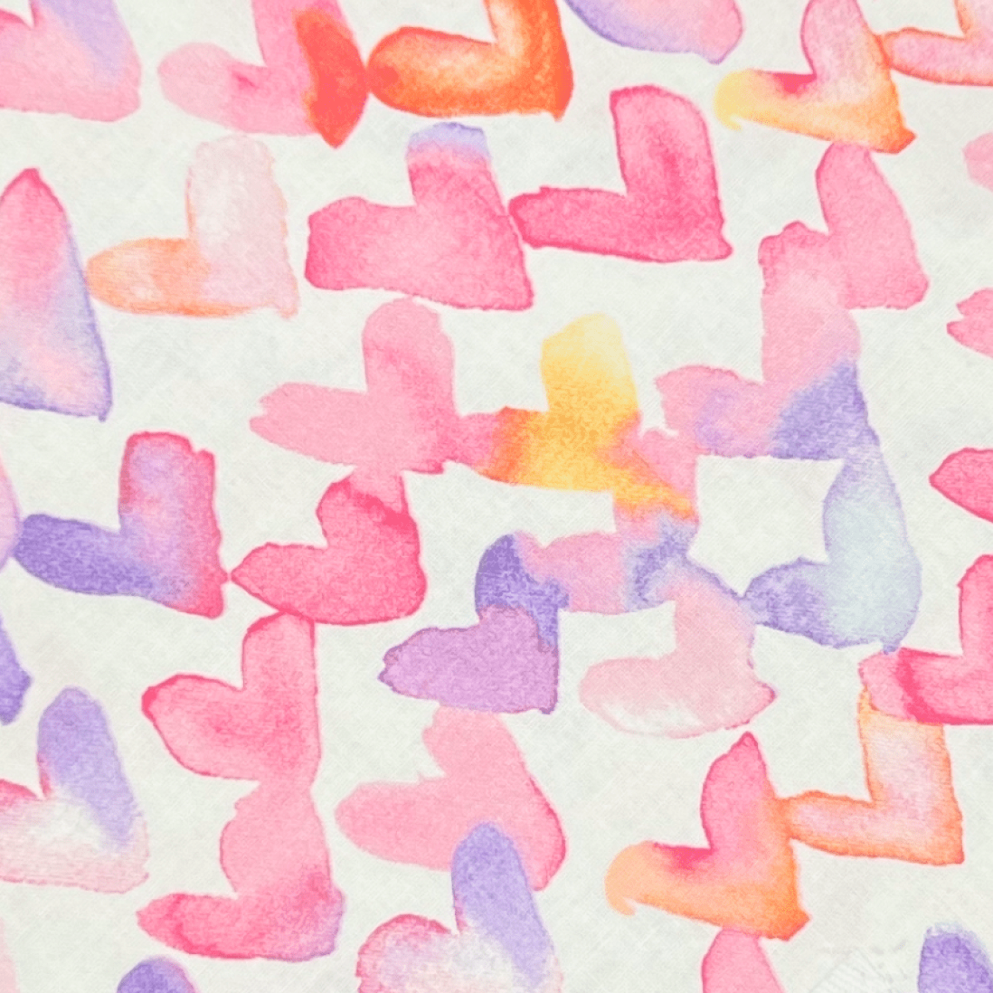 Watercolor Hearts Bandana - Ulti-Mutt Toys
