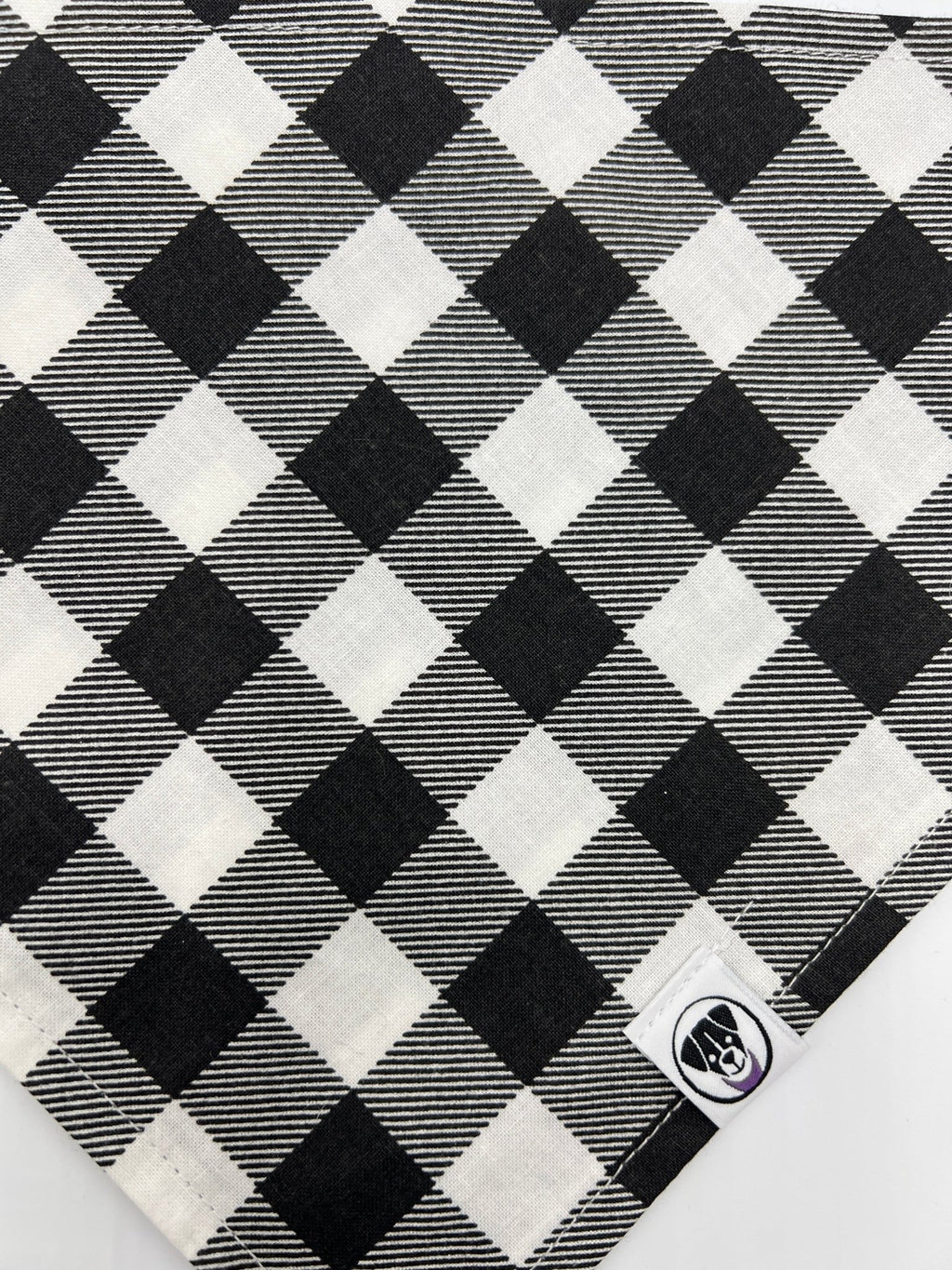 White Buffalo Plaid Dog Bandana - Ulti-Mutt Toys
