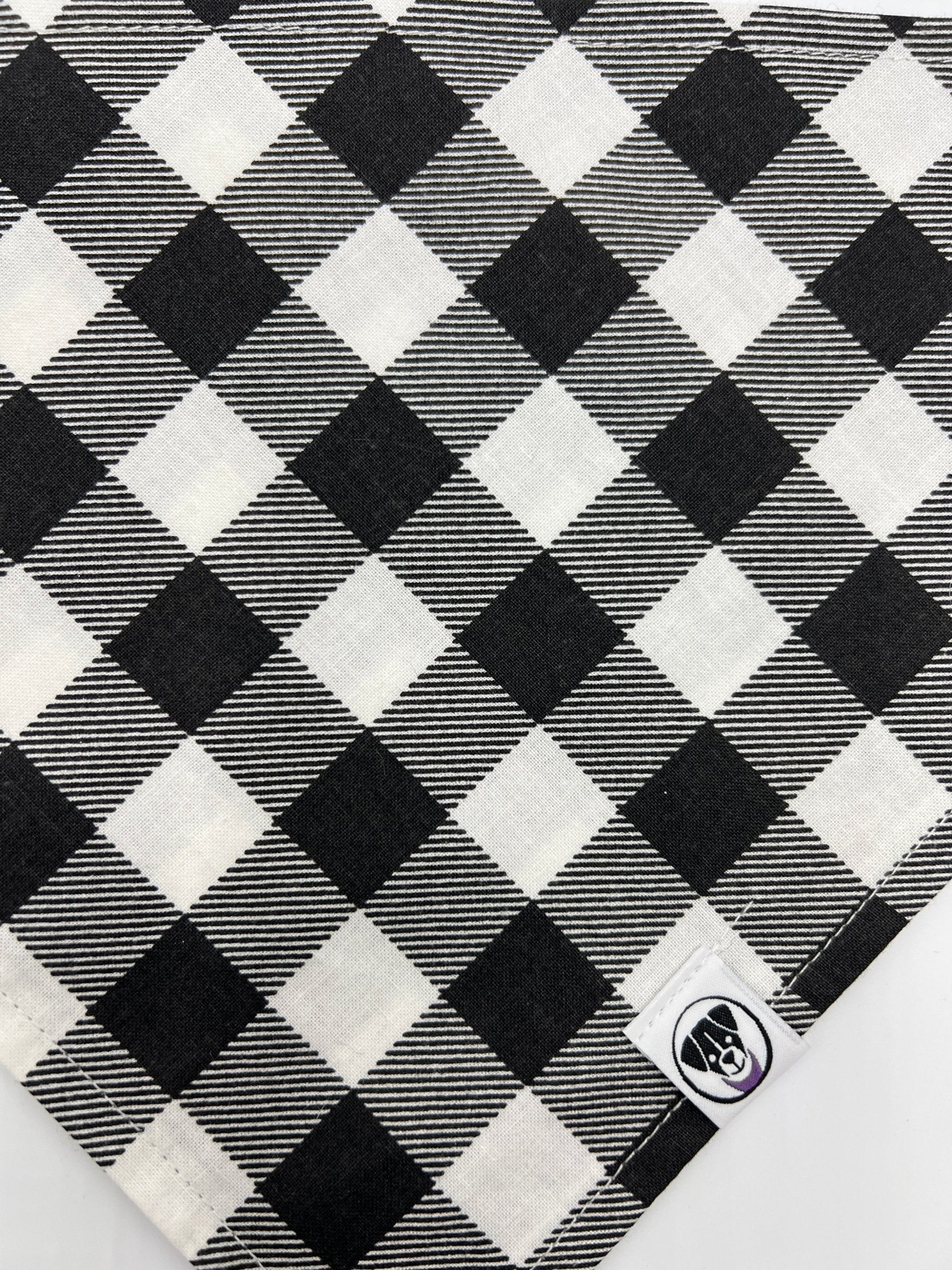 White Buffalo Plaid Dog Bandana - Ulti-Mutt Toys