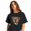 Women's Cropped Heritage Crewneck T-Shirt | Champion T453W - Ulti-Mutt Toys
