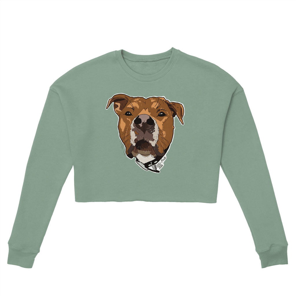 Women's Cropped Sweatshirt | Bella + Canvas 7503 - Ulti-Mutt Toys