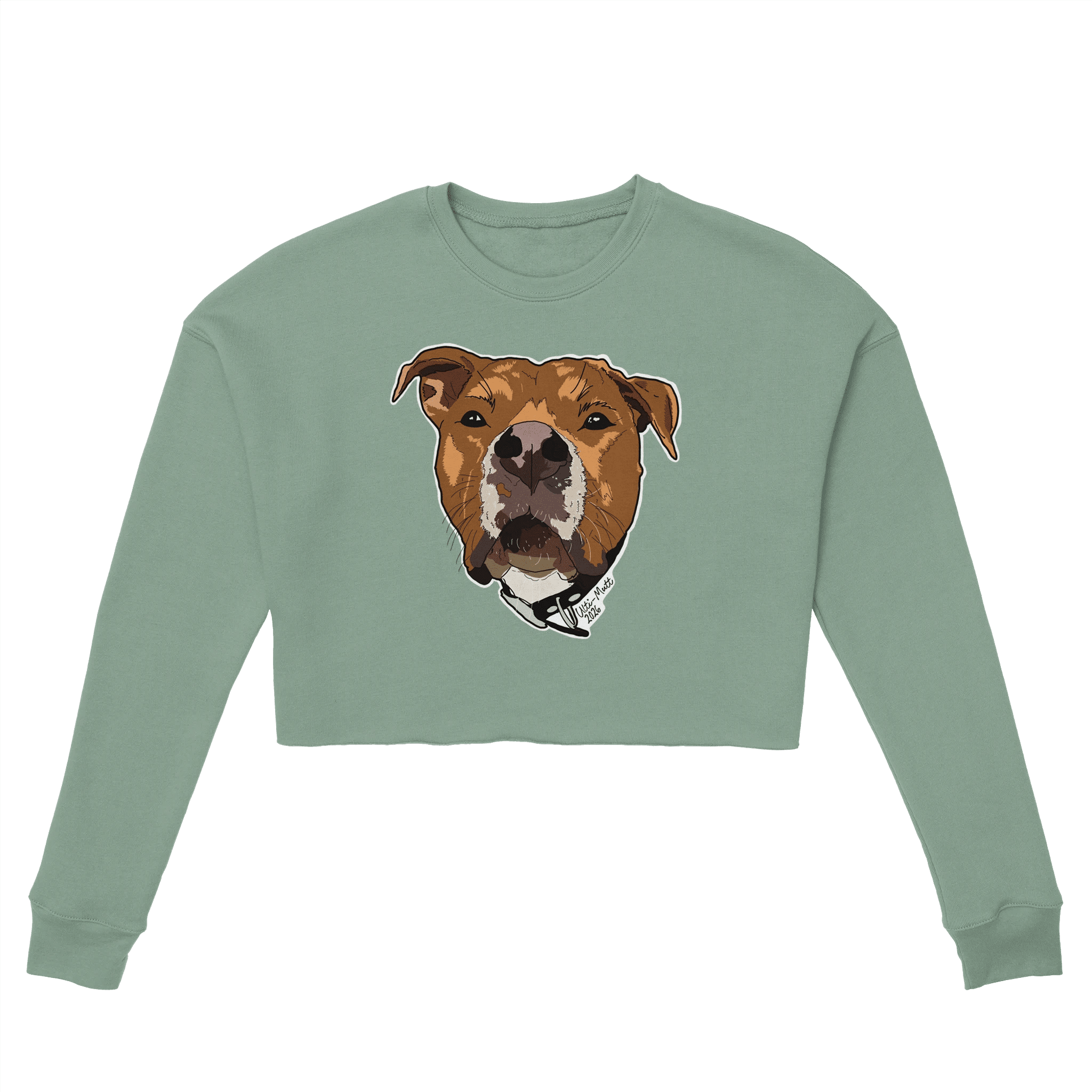 Women's Cropped Sweatshirt | Bella + Canvas 7503 - Ulti-Mutt Toys