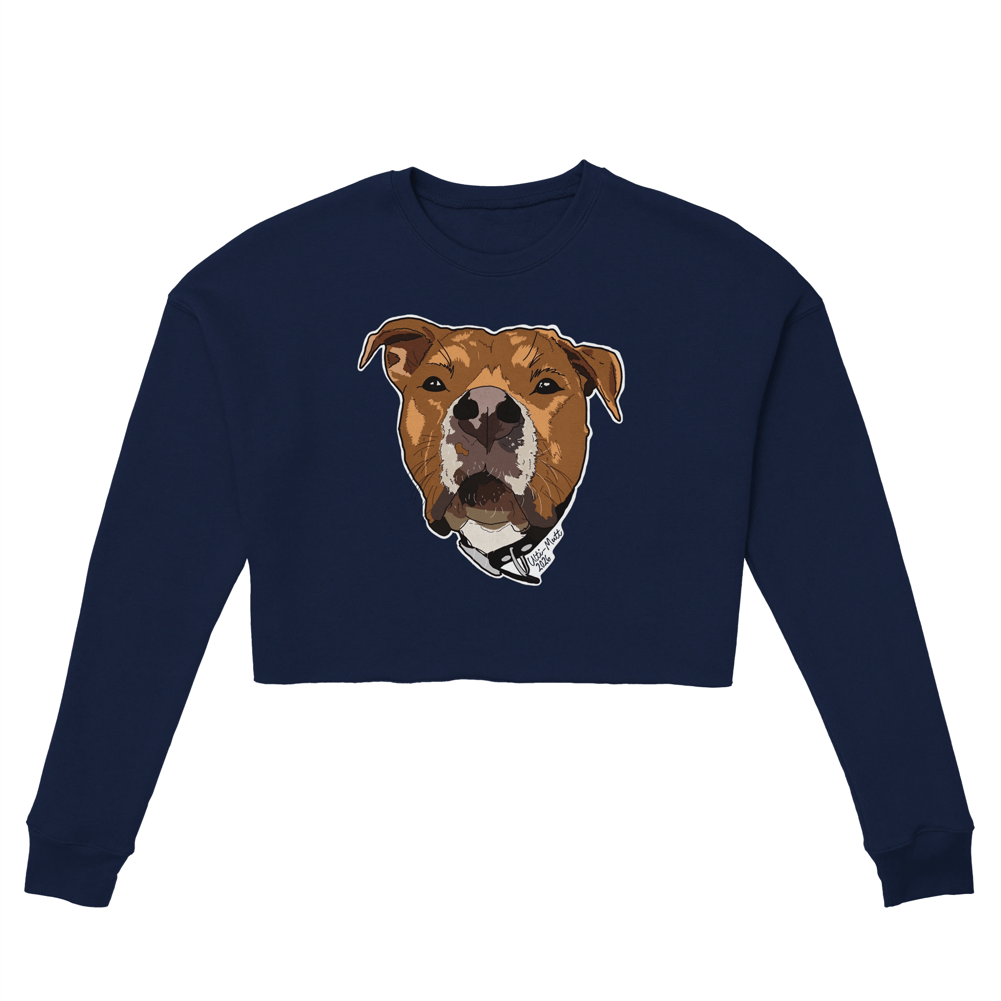 Women's Cropped Sweatshirt | Bella + Canvas 7503 - Ulti-Mutt Toys