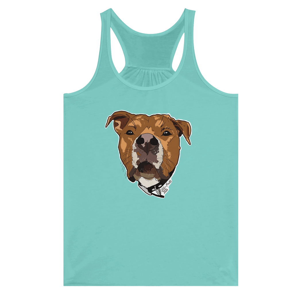 Women's Flowy Racerback Tank Top | Bella + Canvas 8800 - Ulti-Mutt Toys