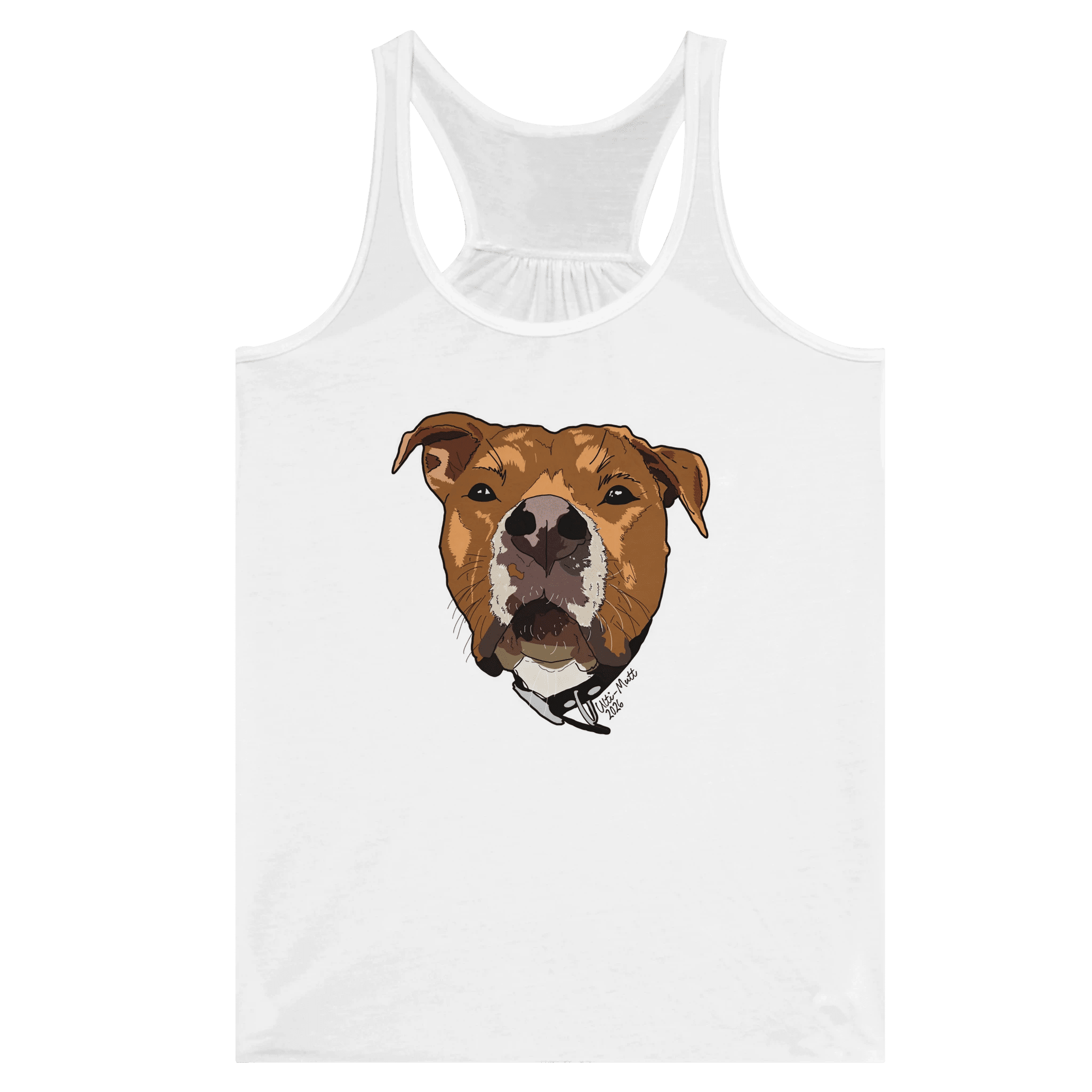 Women's Flowy Racerback Tank Top | Bella + Canvas 8800 - Ulti-Mutt Toys